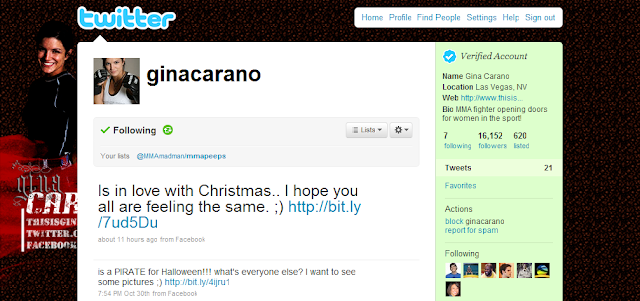 PHOTO: Gina Carano �� Christmas...